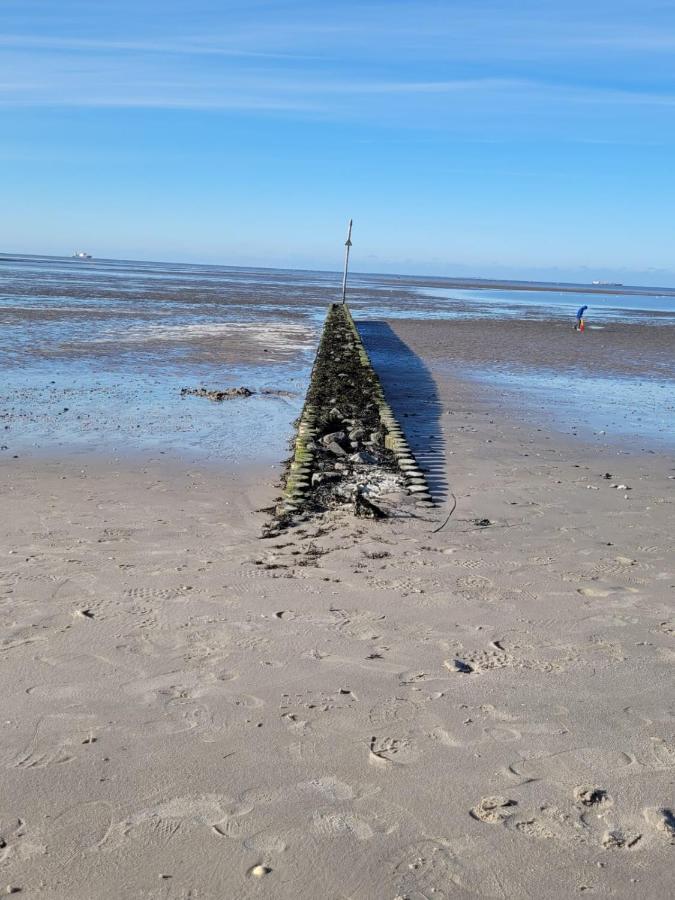Strandkajuete Hooksiel Schillig Exteriér fotografie