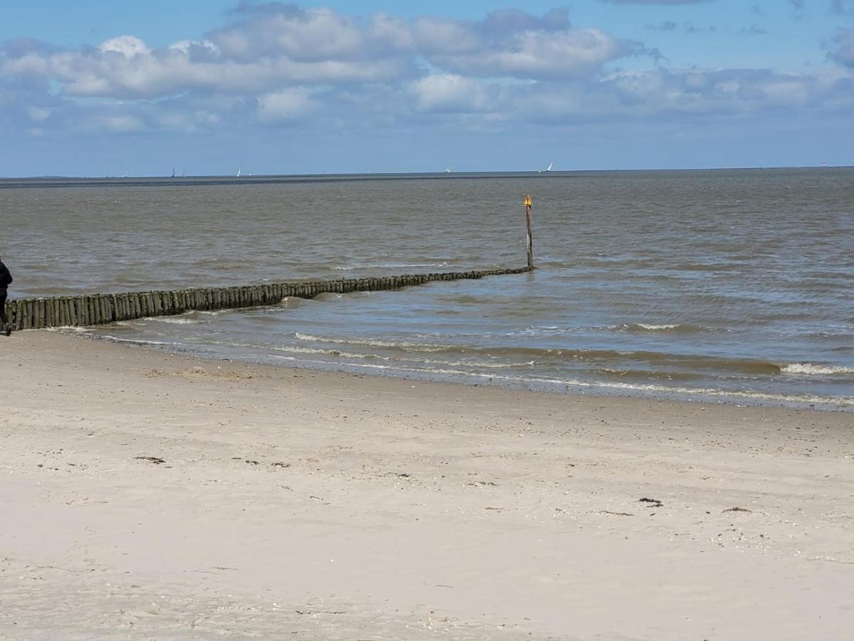 Strandkajuete Hooksiel Schillig Exteriér fotografie