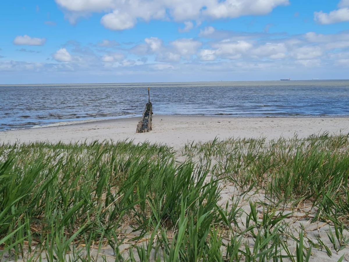 Strandkajuete Hooksiel Schillig Exteriér fotografie